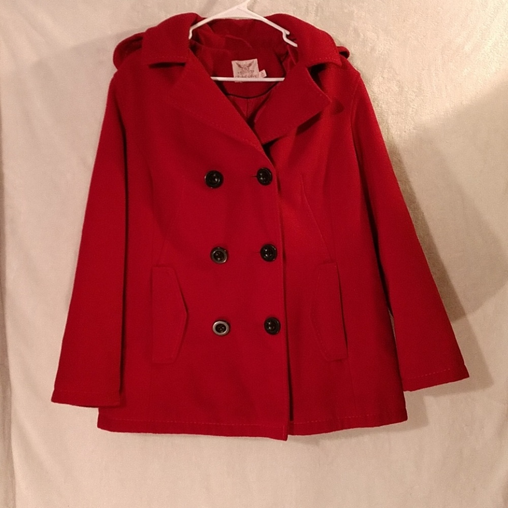 Faded glory hooded peacoat